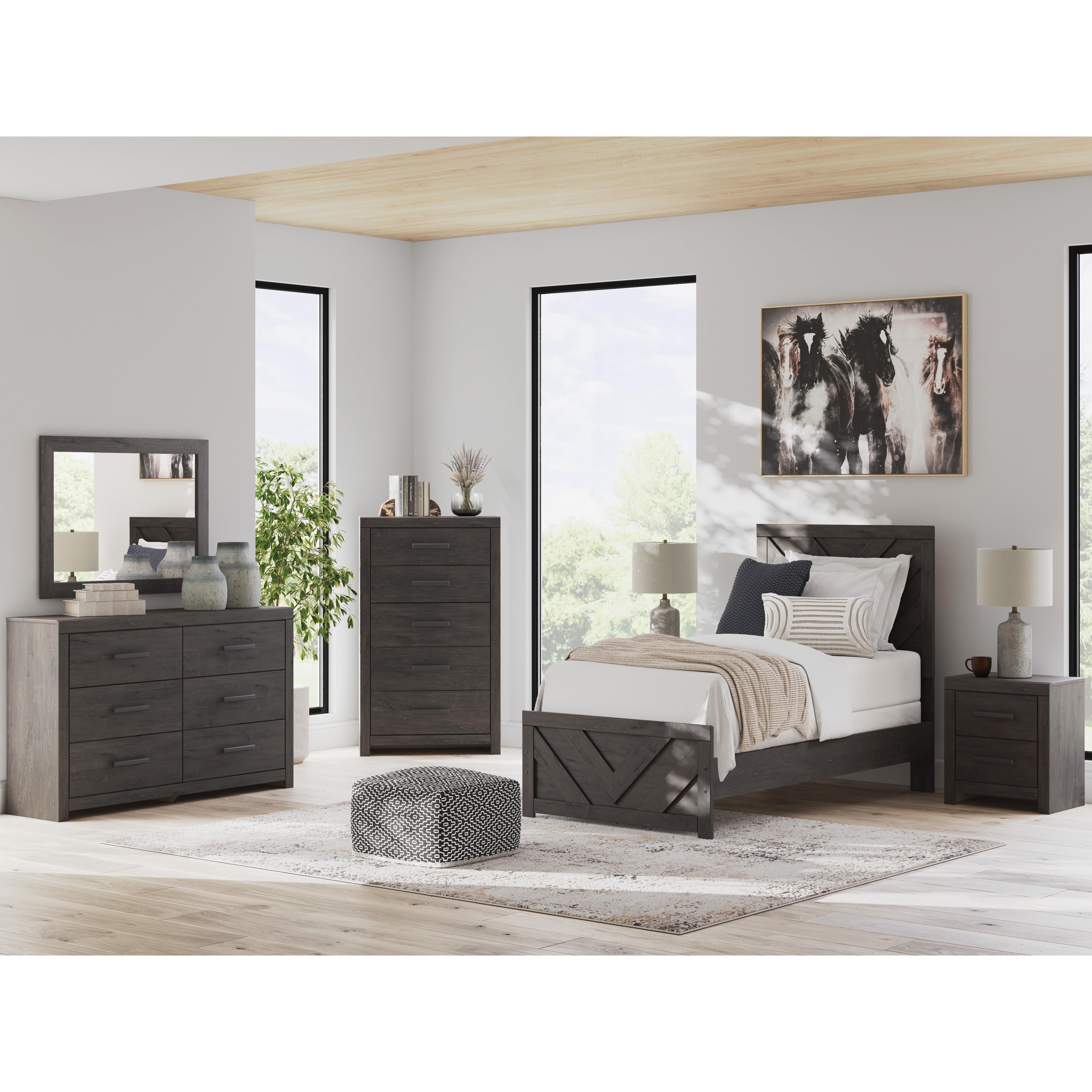 Signature Design by Ashley Prendonea Twin Panel Bed B3789-53/B3789-83 IMAGE 9