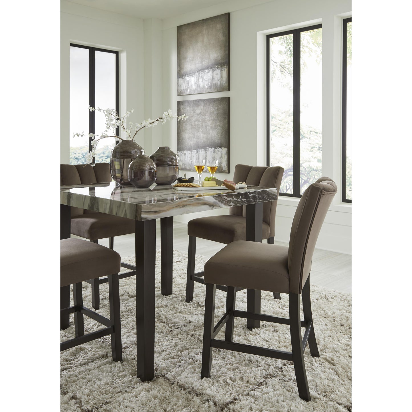 Signature Design by Ashley Square Jeshina Counter Height Dining Table PCD581-13 IMAGE 5