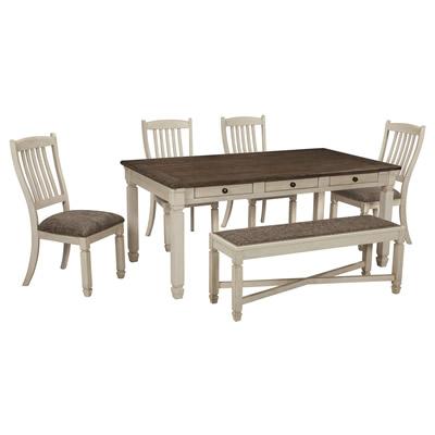 Signature Design by Ashley Bolanburg D647D2 6 pc Dining Set IMAGE 2