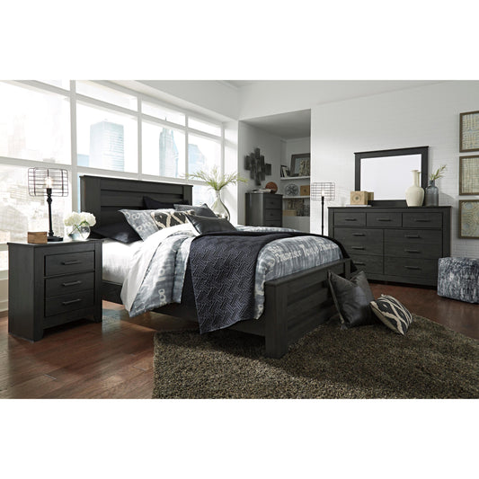 Signature Design by Ashley Brinxton B249B7 6 pc Queen Panel Bedroom Set IMAGE 1