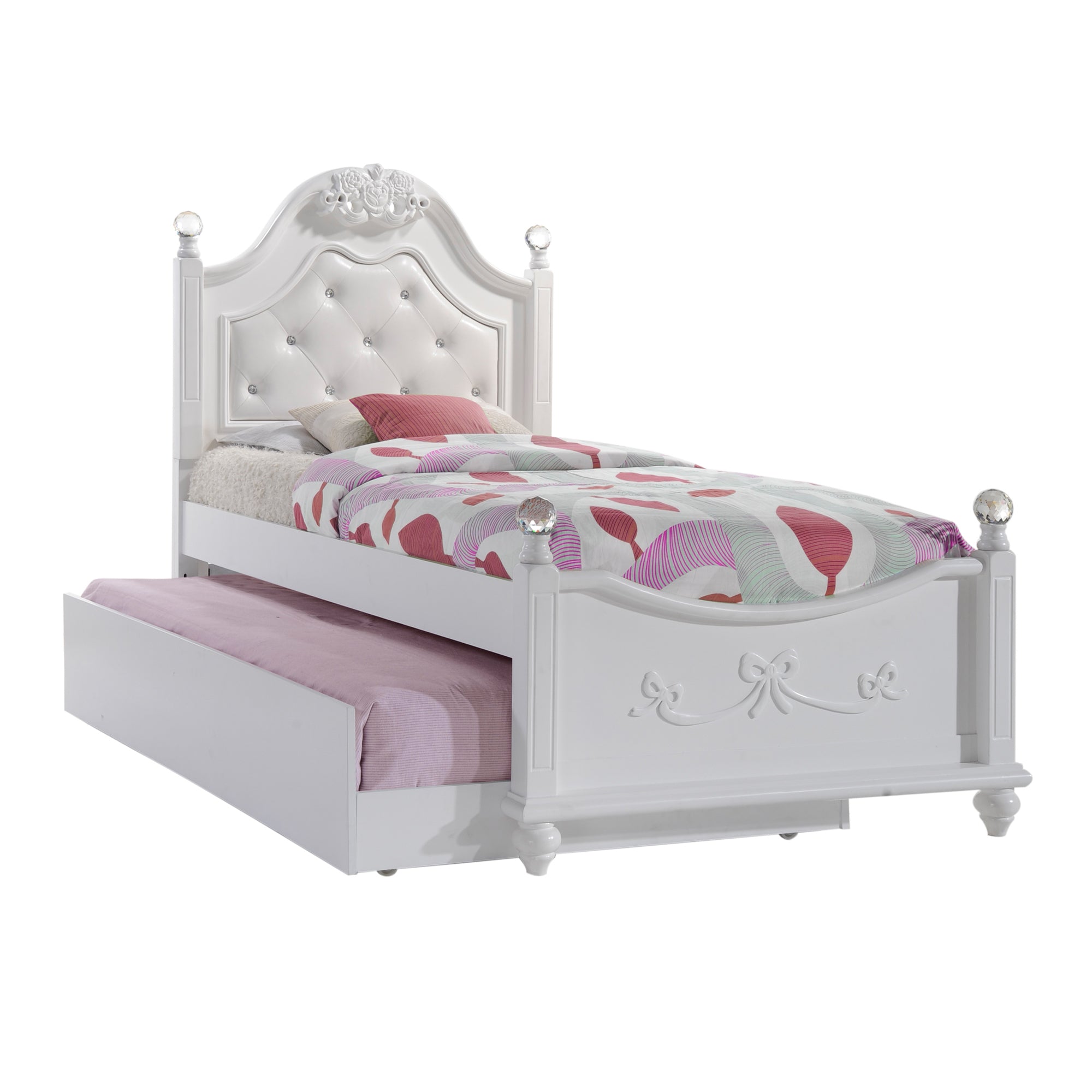 Alana Twin Platform Bed w/ Storage Trundle