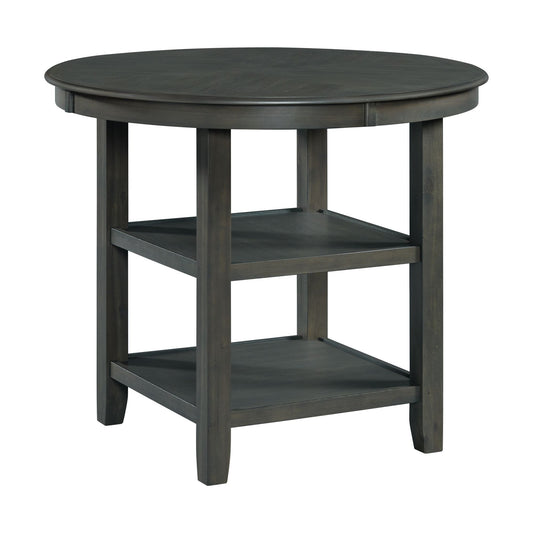 Amherst Counter Table w/Wood Leg Grey Finish