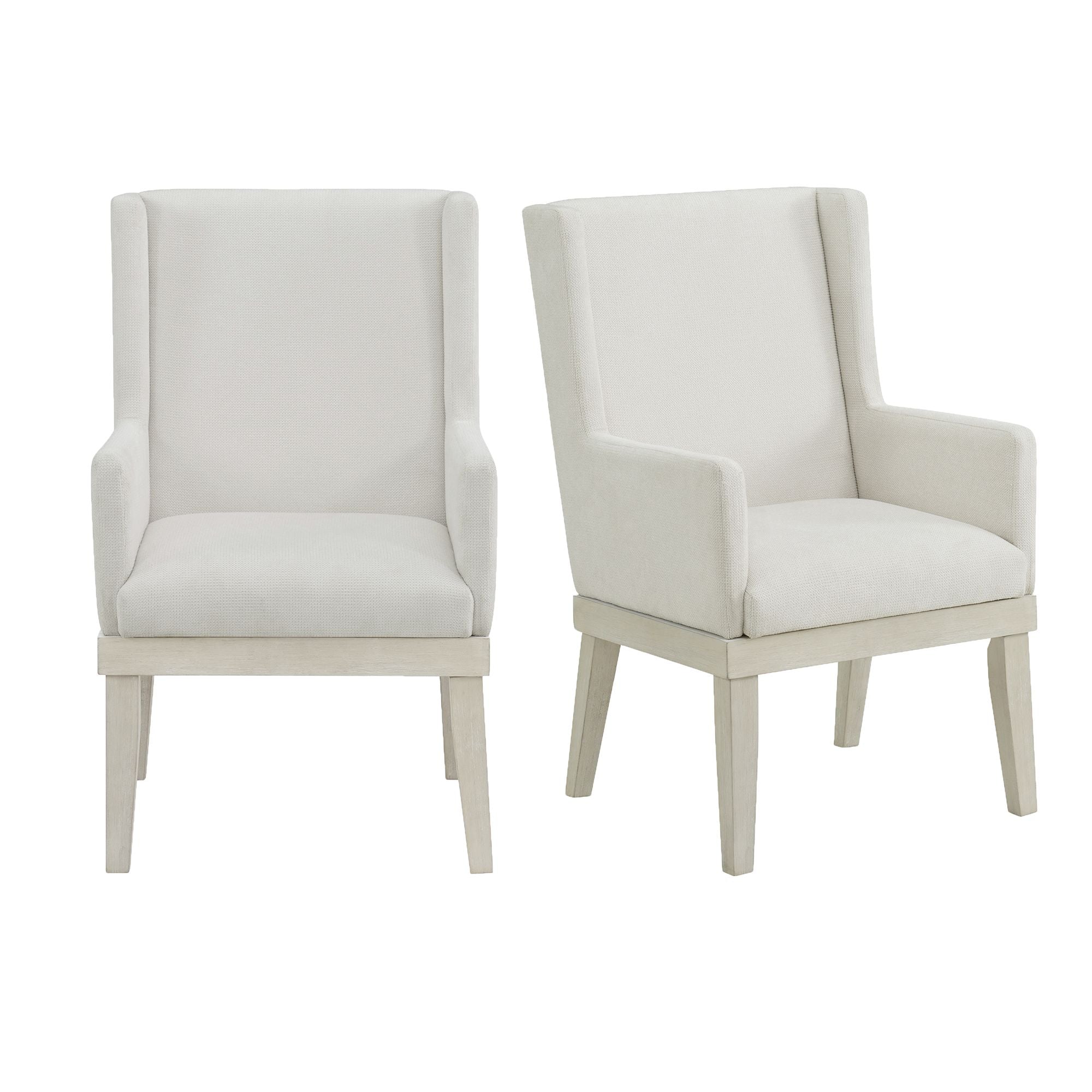 Avalanche Dining Arm Chair in Antique White (2 Per Carton)