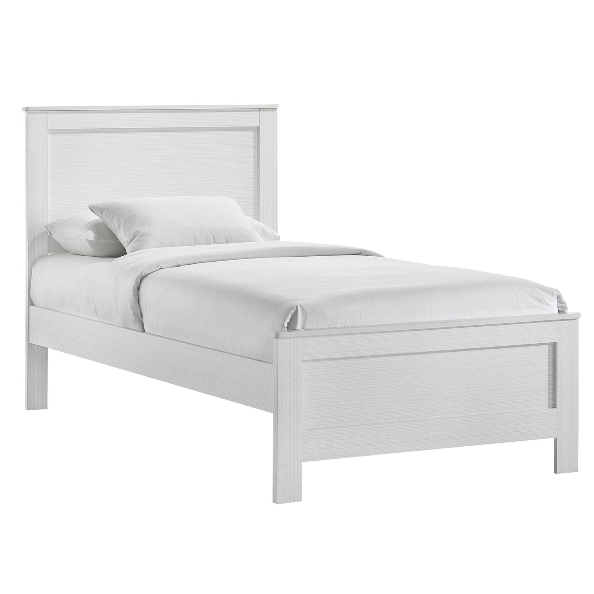 Catalina Twin Panel Bed White