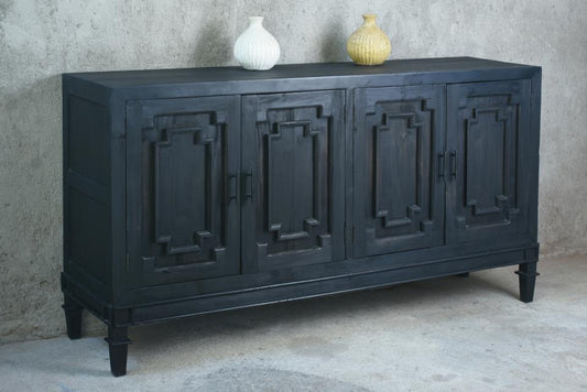 Bainbridge Credenza 4Doors
Sunken Mouldings 72x18.1x38.2"H 183x46x97cm Stone Wall