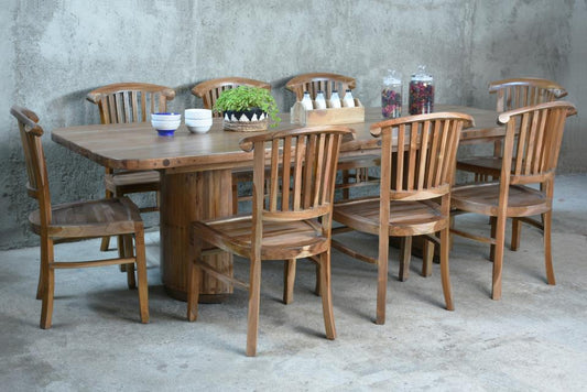 Fremont Dining Table KD 94.5x43.2x29.8"H
(240x110x76cm) Salvage