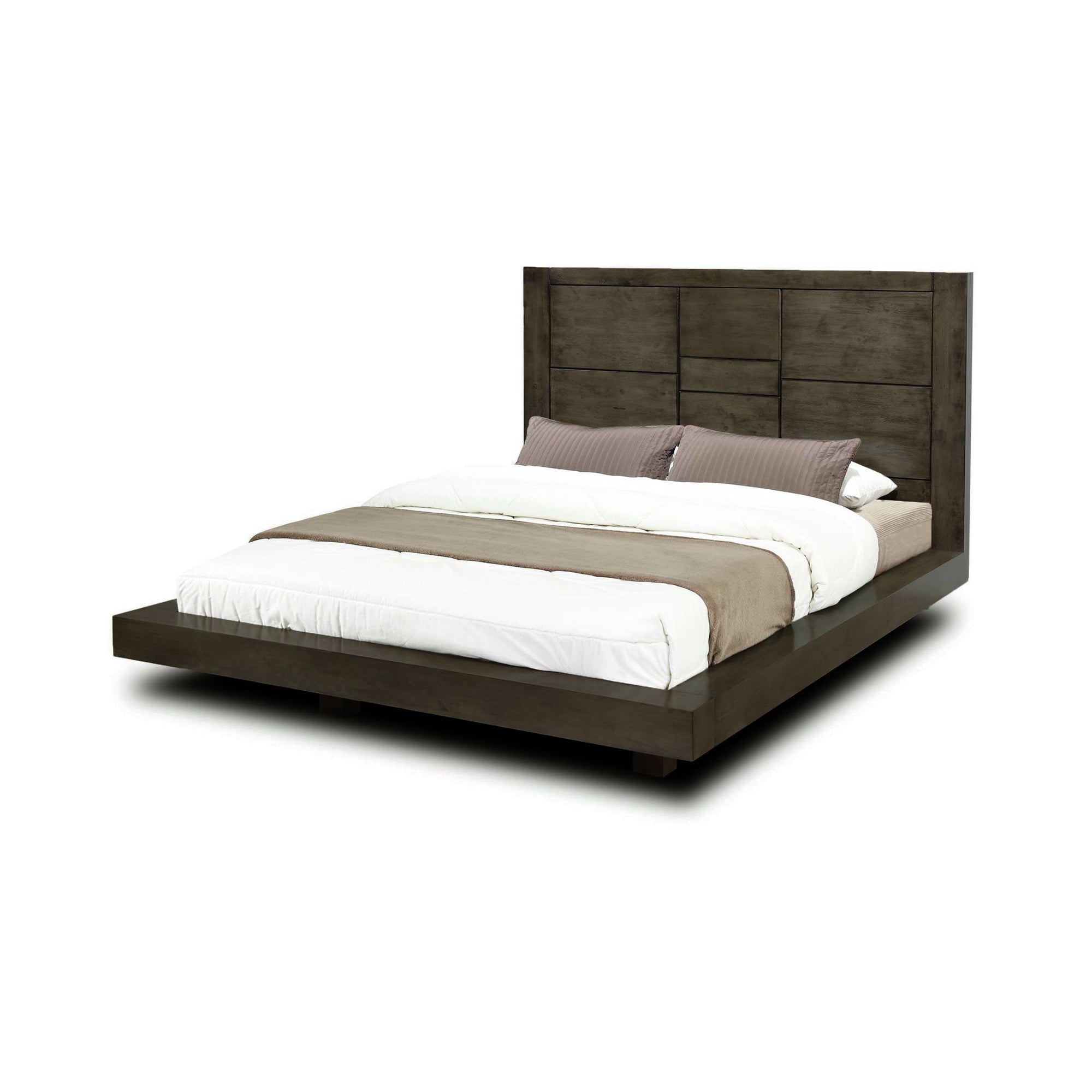 Logic Queen Bed Grey Color