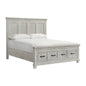 McCoy King Storage Bed in Antique White