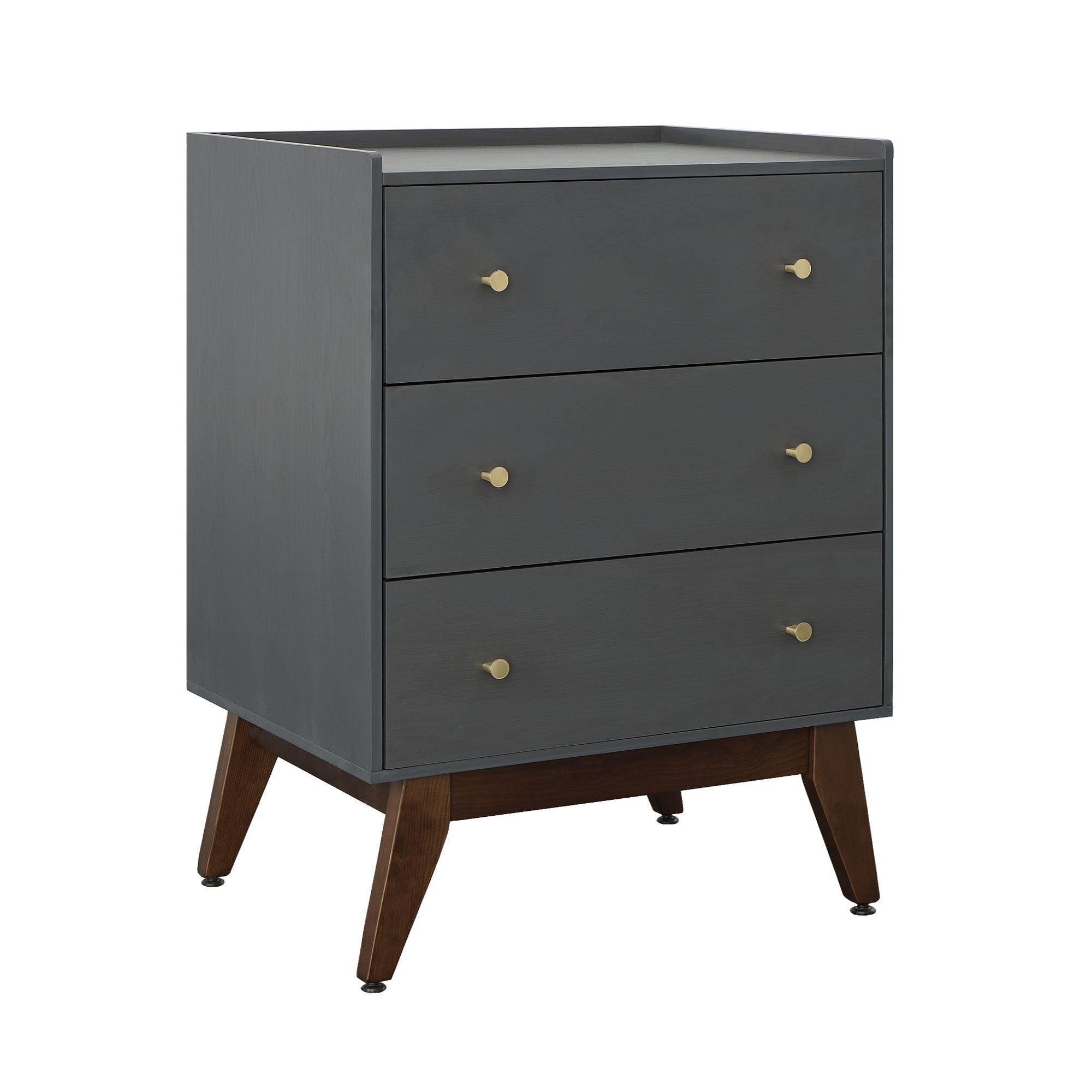 Sade 3 Drawer Chest in Grey