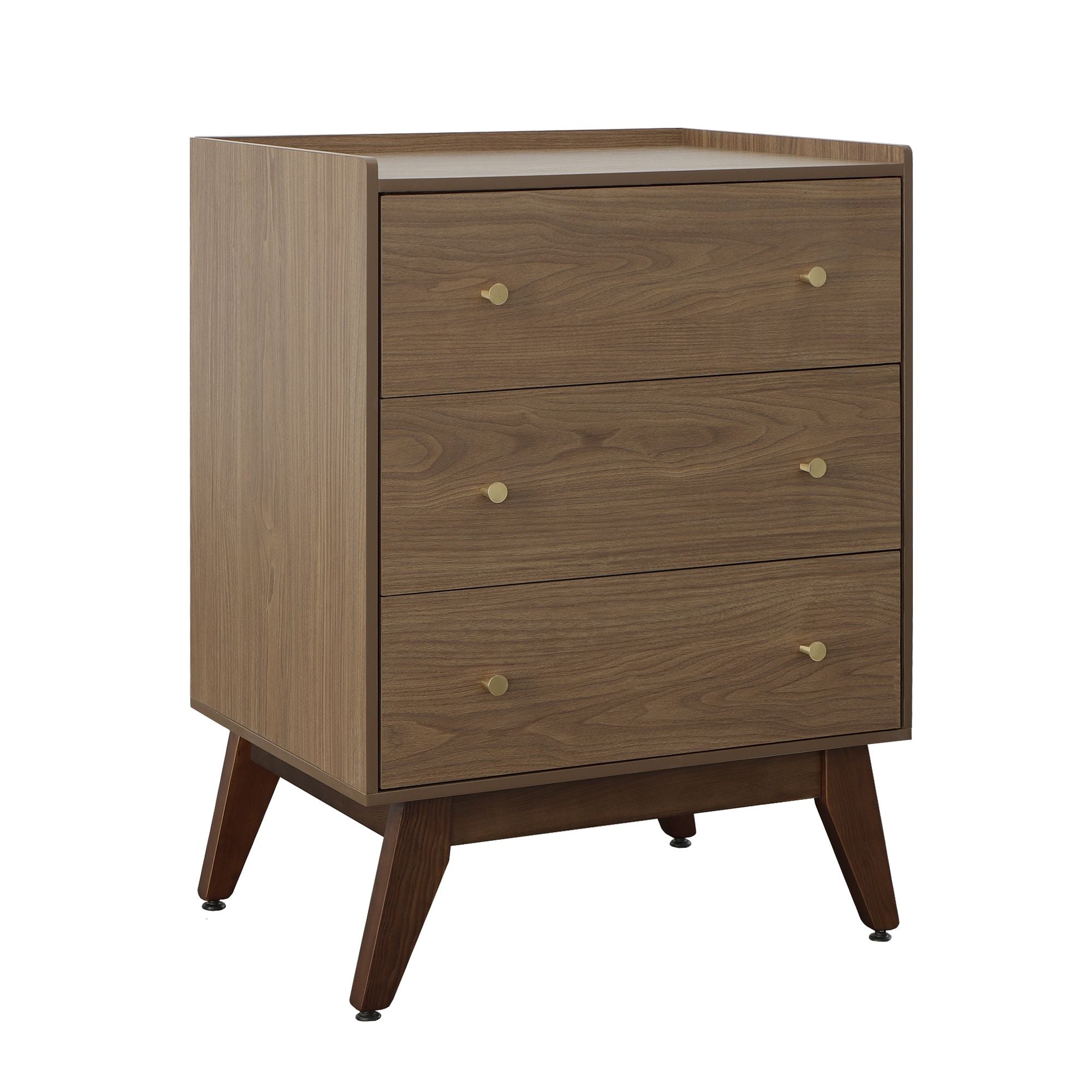 Sade 3 Drawer Chest in Walnut