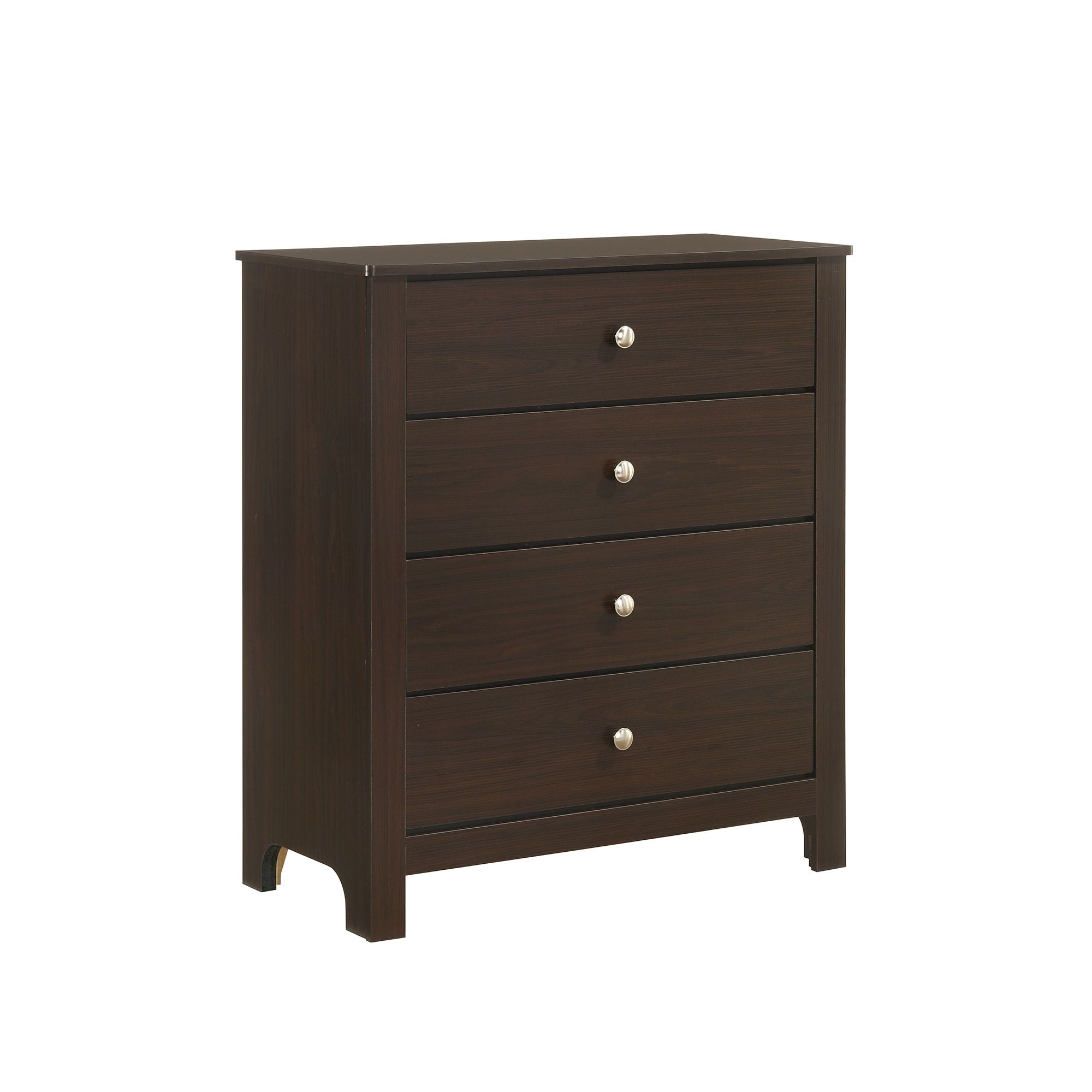 Sami Youth 4-Drawer Chest in Espresso