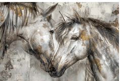 SF1241-Abstract Horse Heads  40x60