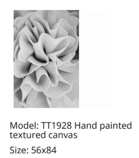 TT1928 White Flower    56x84