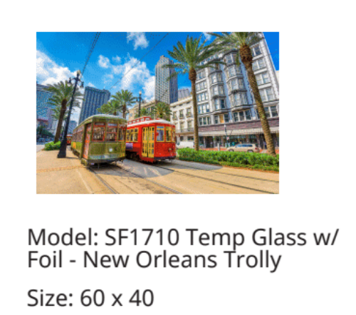 SF1710 New Orleans Street Cars   60x40