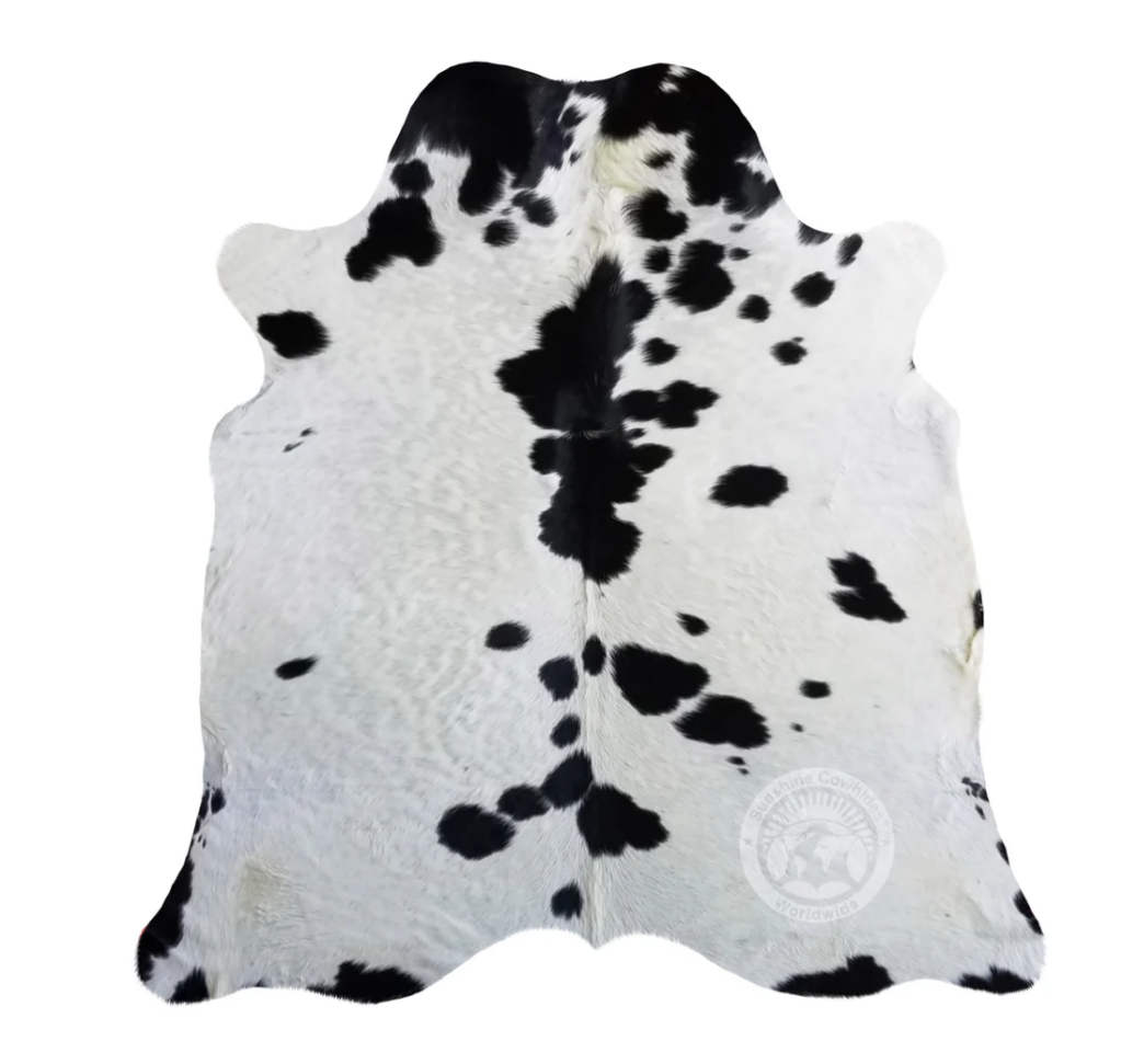 5203BLW Black & White Cowhide