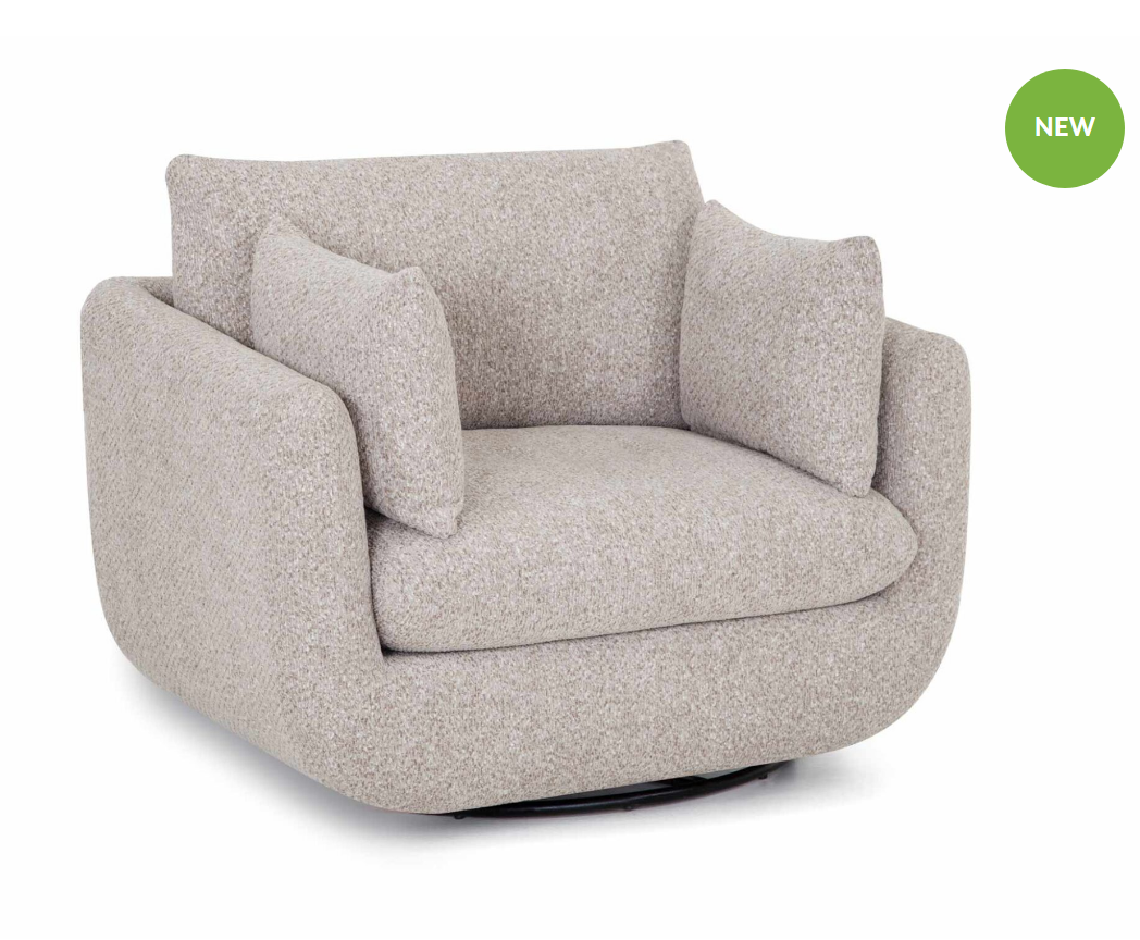 Lake Swivel Chair in Chow Chow Cloud 97280/85/3342/15