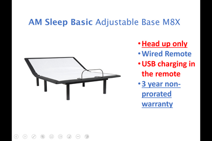 Ashley Sleep Adjustable Head Queen Adjustable Base M8X132