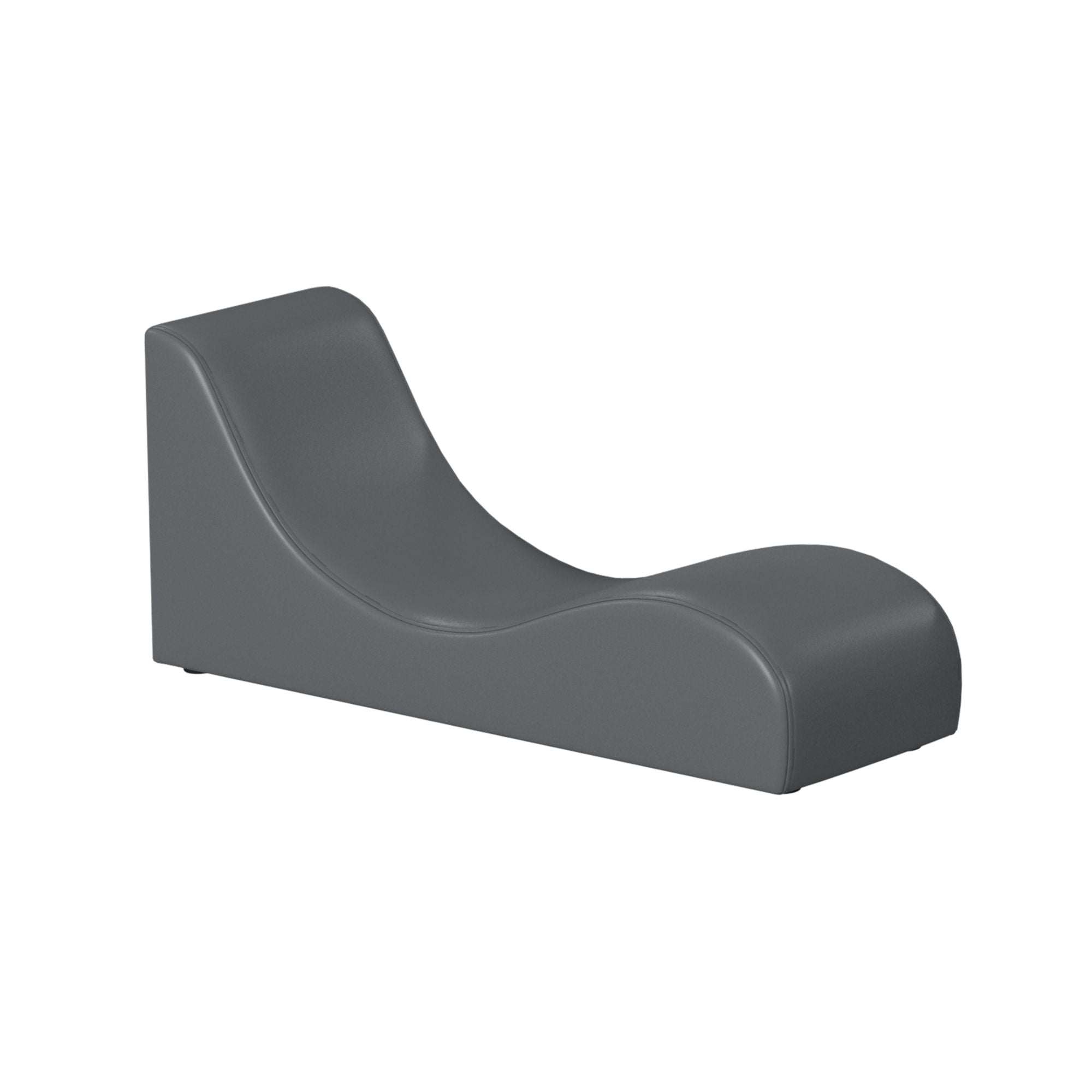 Valari Lounge Chair in Grey PU