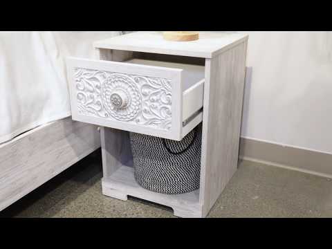 Signature Design by Ashley Paxberry 1-Drawer Nightstand EB1811-191 EXTERNAL_VIDEO 1