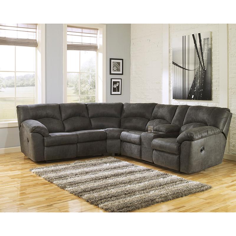 Signature Design by Ashley Tambo Reclining Fabric 2 pc Sectional 2780148/2780149