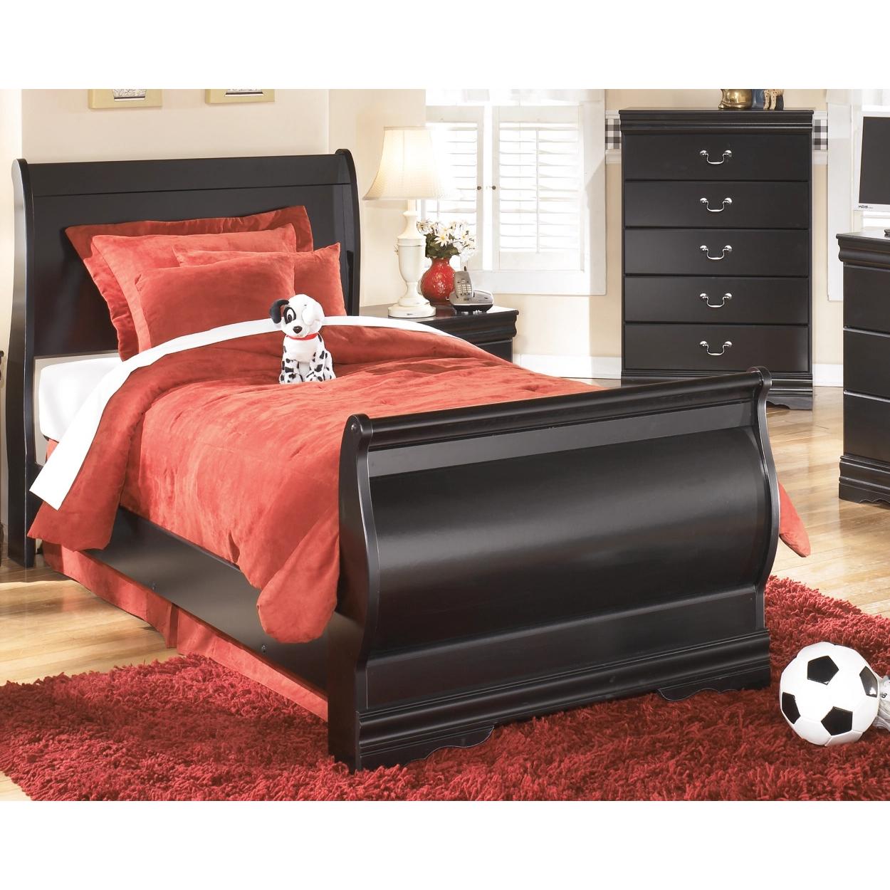 Signature Design by Ashley Huey Vineyard Twin Sleigh Bed B128-63/B128-62/B128-82