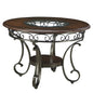 Signature Design by Ashley Round Glambrey Dining Table with Trestle Base D329-15