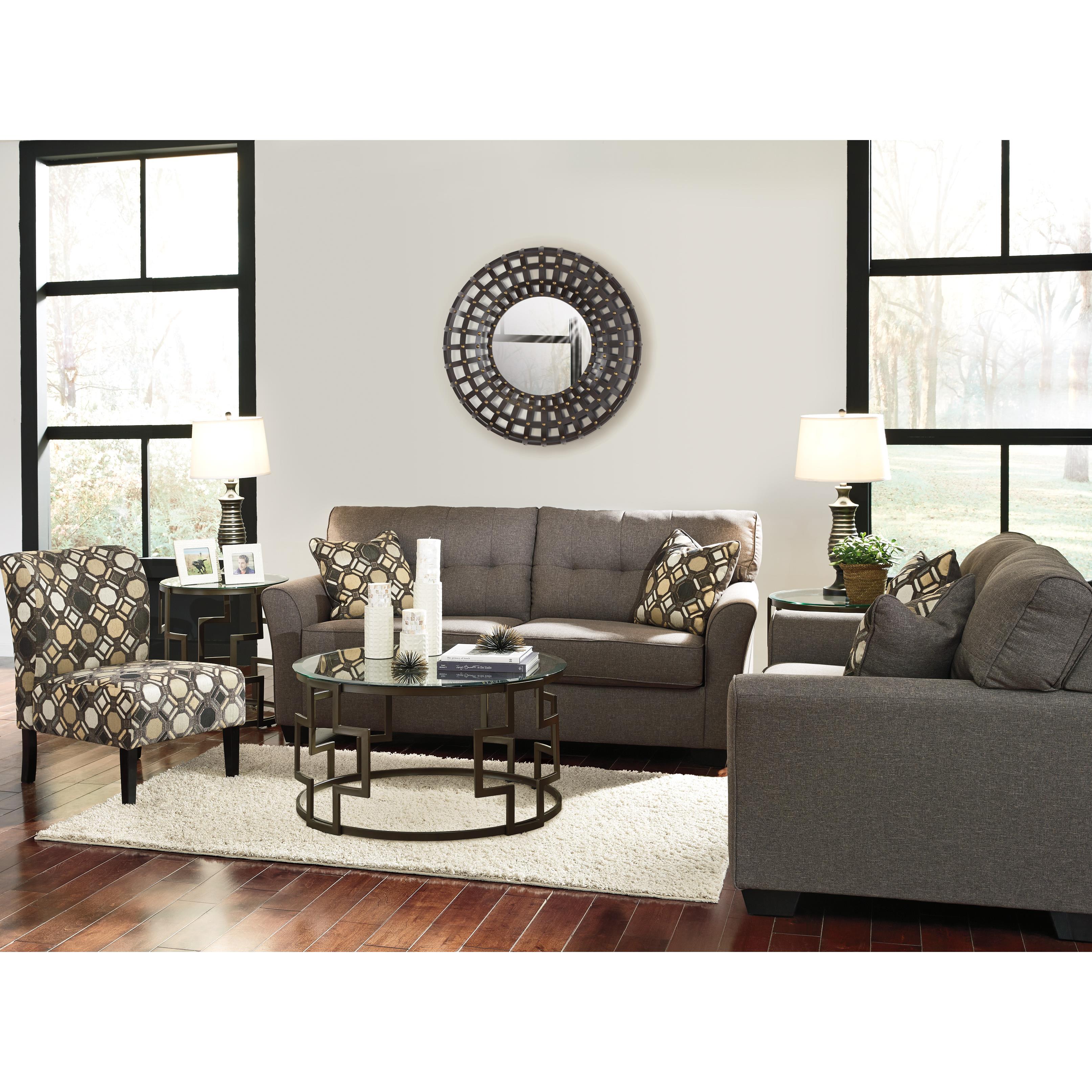 Signature Design by Ashley Tibbee Stationary Fabric Loveseat 9910135