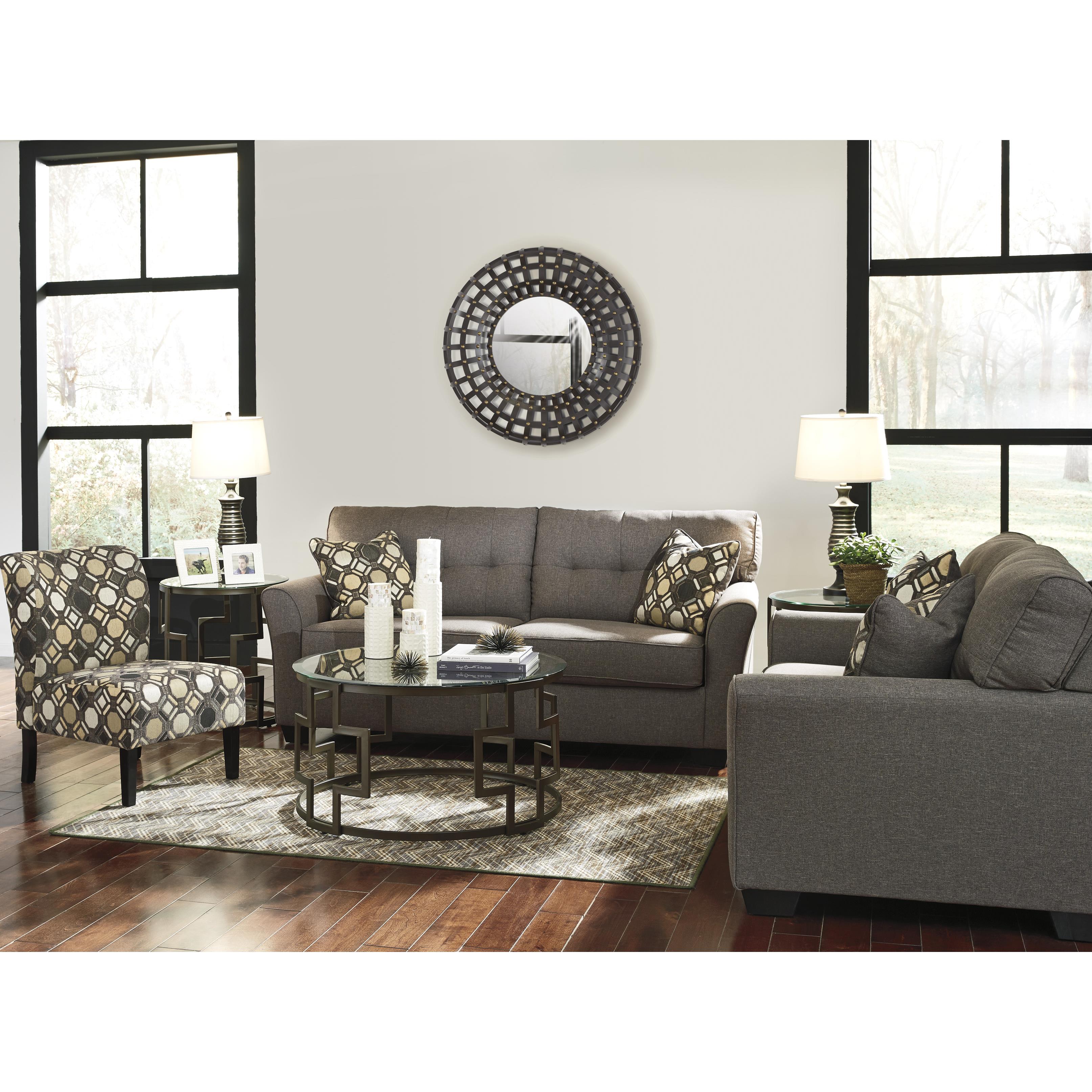 Signature Design by Ashley Tibbee Stationary Fabric Loveseat 9910135