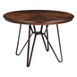 Signature Design by Ashley Round Centiar Dining Table with Pedestal Base D372-15