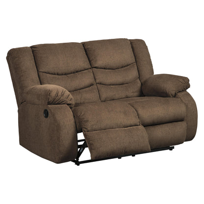 Signature Design by Ashley Tulen Reclining Fabric Loveseat 9860586