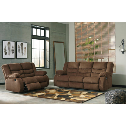 Signature Design by Ashley Tulen Reclining Fabric Loveseat 9860586