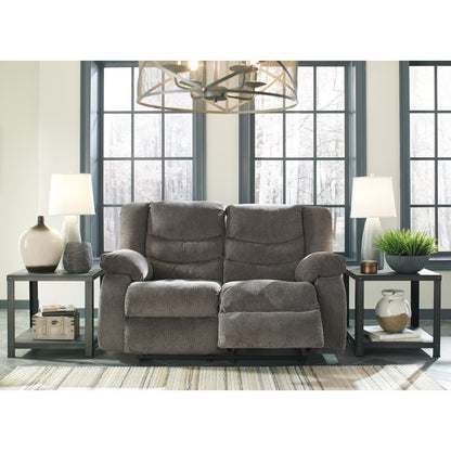 Signature Design by Ashley Tulen Reclining Fabric Loveseat 9860686