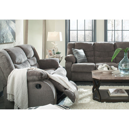 Signature Design by Ashley Tulen Reclining Fabric Loveseat 9860686