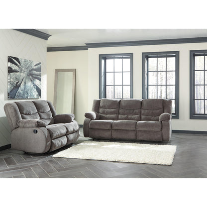 Signature Design by Ashley Tulen Reclining Fabric Loveseat 9860686