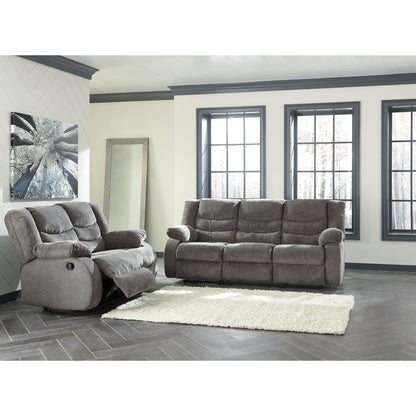 Signature Design by Ashley Tulen Reclining Fabric Loveseat 9860686