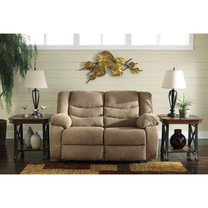 Signature Design by Ashley Tulen Reclining Fabric Loveseat 9860486