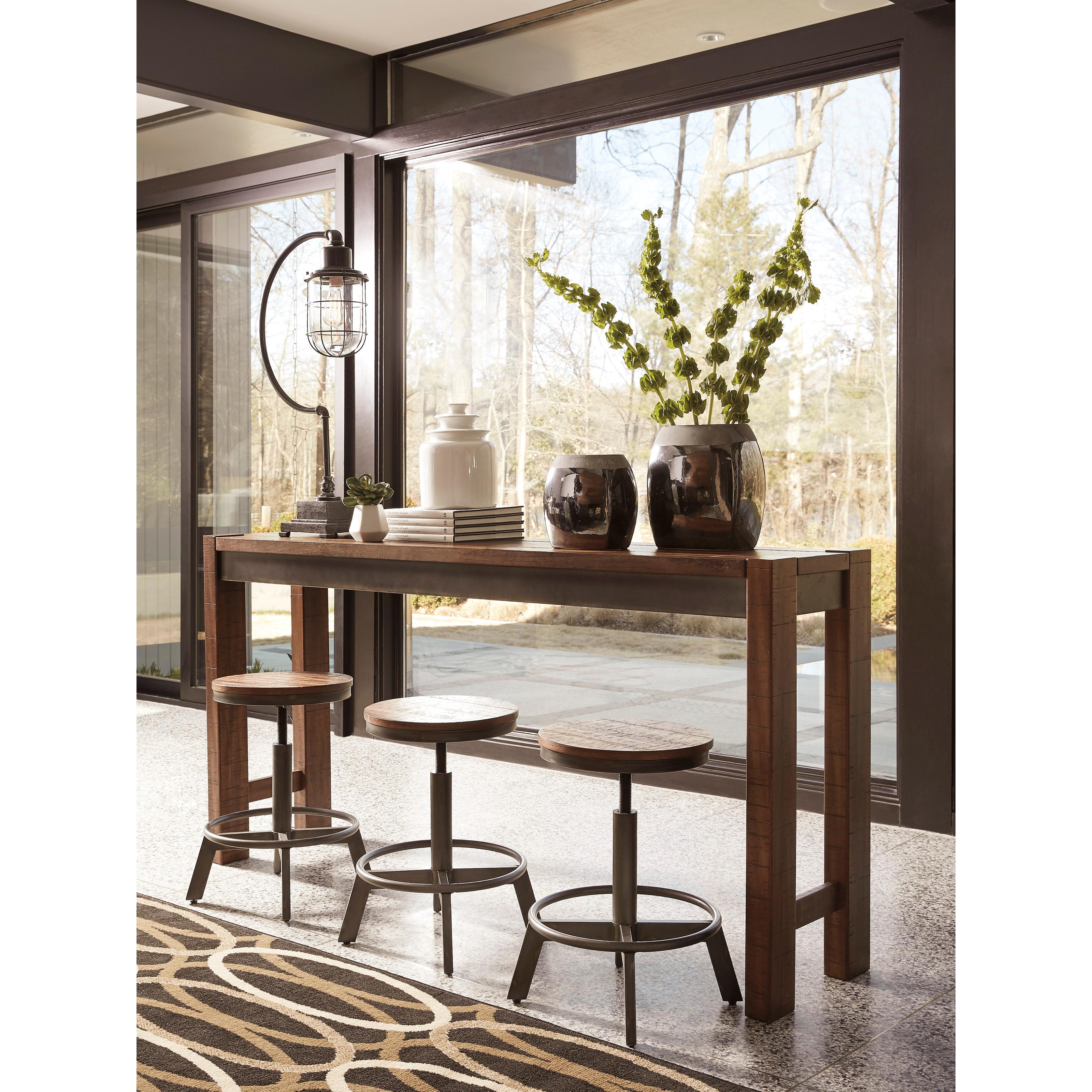 Signature Design by Ashley Torjin Counter Height Dining Table D440-52