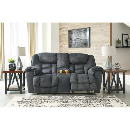 Signature Design by Ashley Capehorn Reclining Fabric Loveseat 7690294