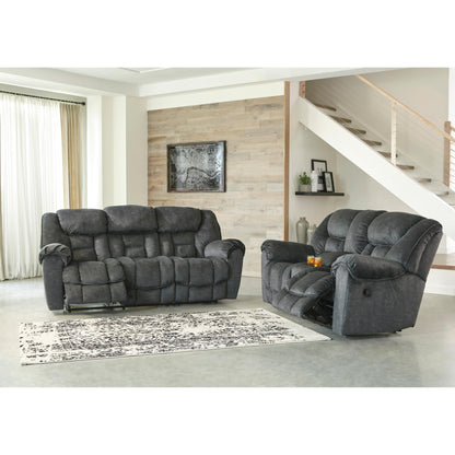 Signature Design by Ashley Capehorn Reclining Fabric Loveseat 7690294