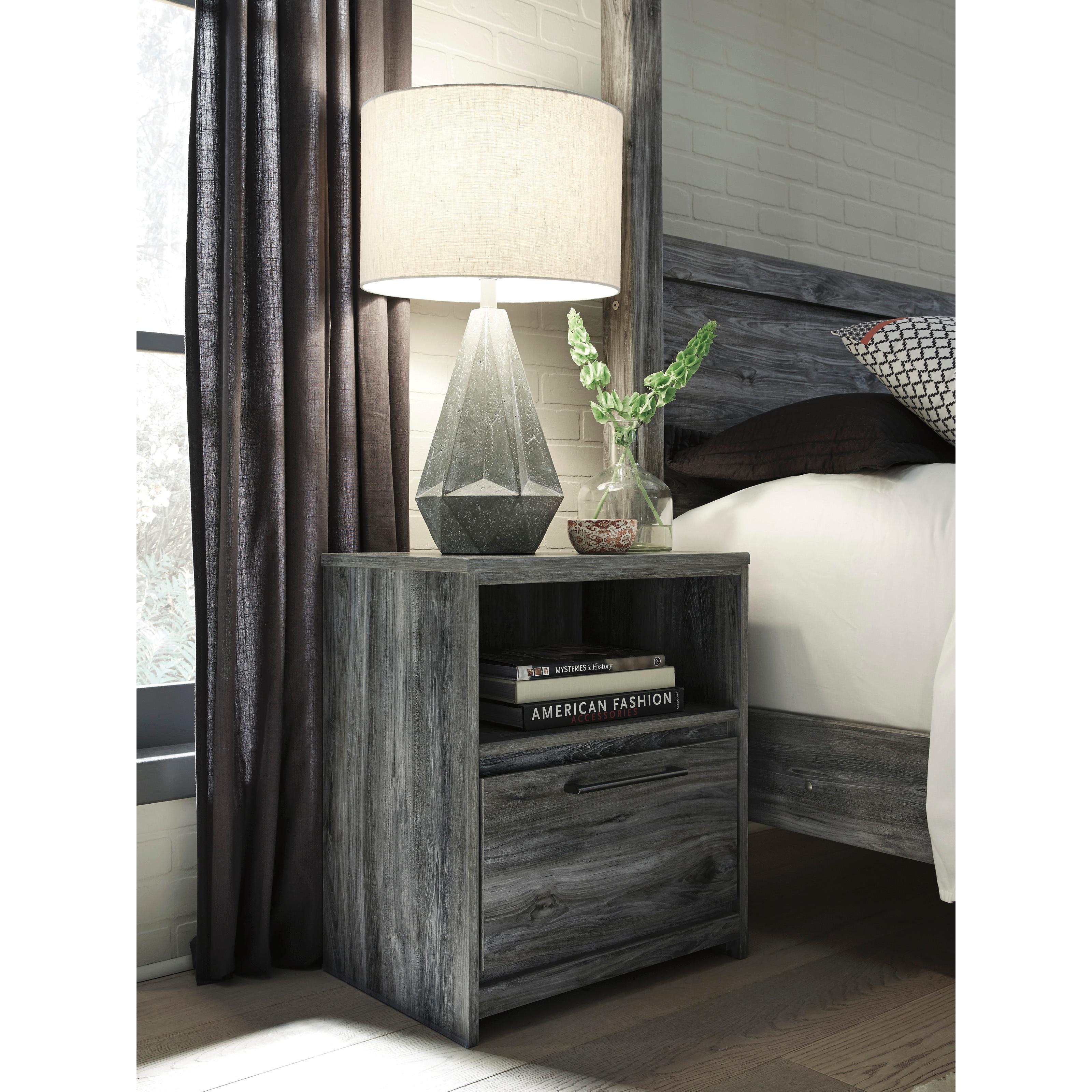 Signature Design by Ashley Baystorm 1-Drawer Nightstand B221-91