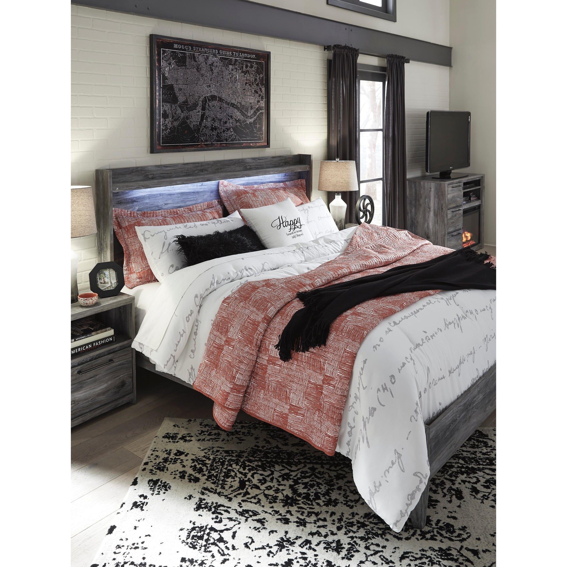 Signature Design by Ashley Baystorm King Panel Bed B221-58/B221-56