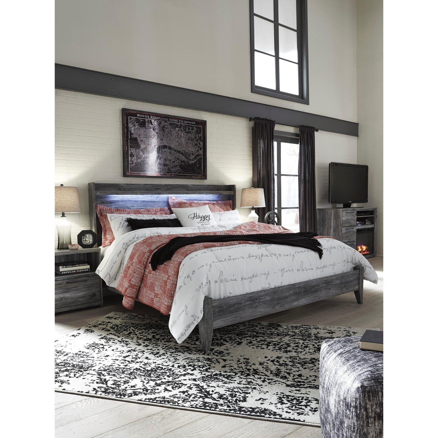 Signature Design by Ashley Baystorm King Panel Bed B221-58/B221-56