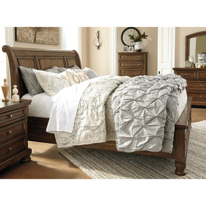 Signature Design by Ashley Flynnter Queen Sleigh Bed with Storage B719-77/B719-74/B719-98