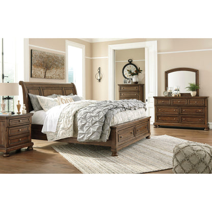 Signature Design by Ashley Flynnter Queen Sleigh Bed with Storage B719-77/B719-74/B719-98