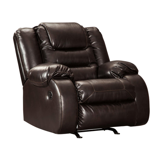 Signature Design by Ashley Vacherie Rocker Leather Look Recliner 7930725