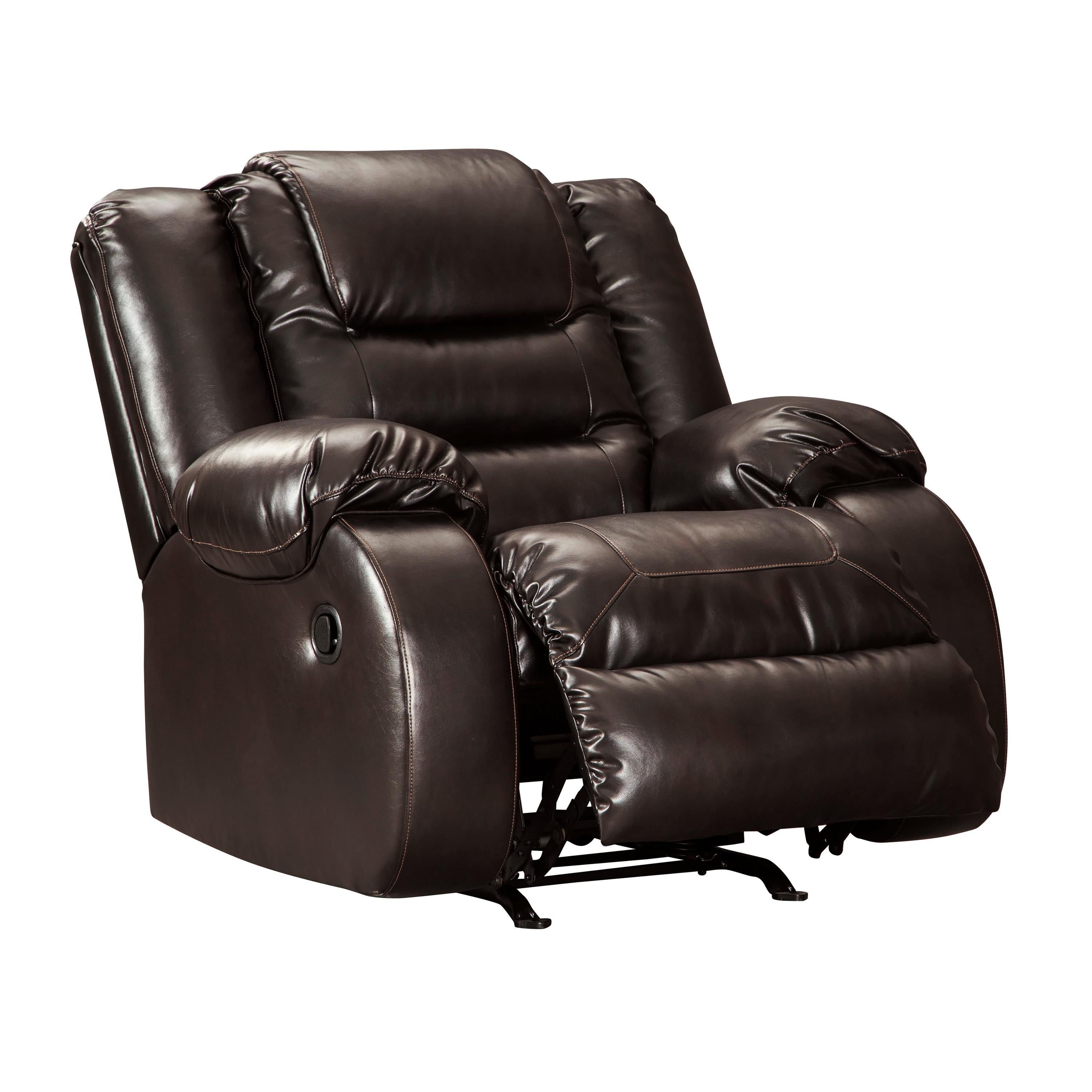 Signature Design by Ashley Vacherie Rocker Leather Look Recliner 7930725