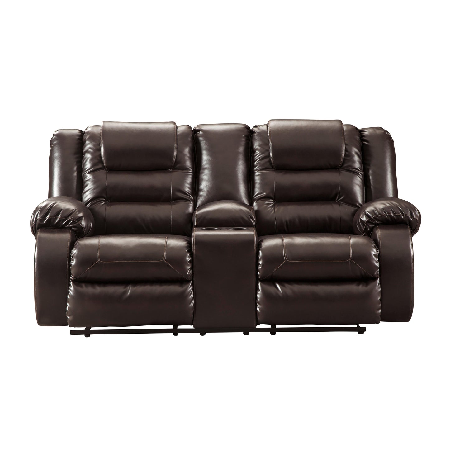 Signature Design by Ashley Vacherie Reclining Leather Look Loveseat 7930794