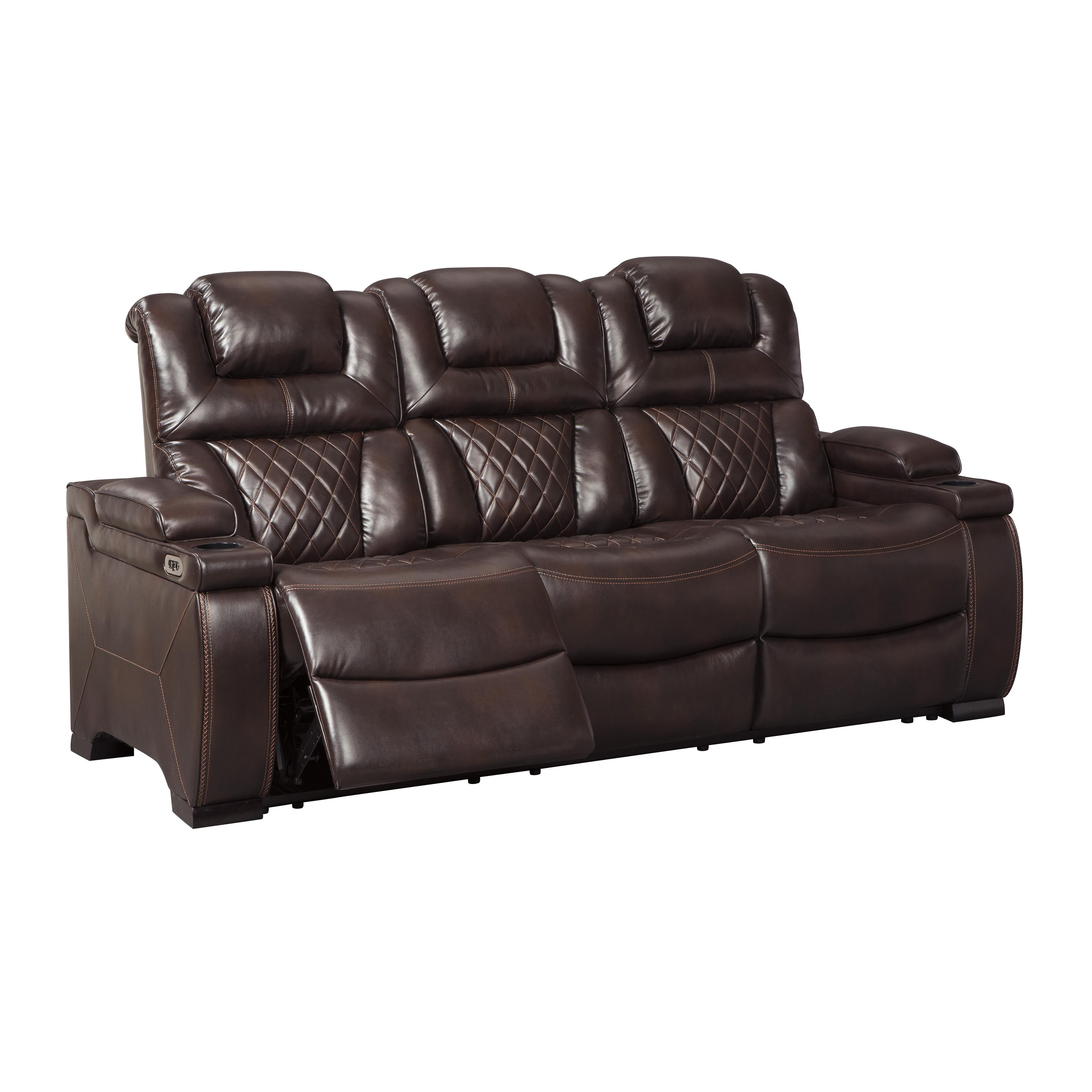 Signature Design by Ashley Warnerton Power Reclining Fabric Sofa 7540715