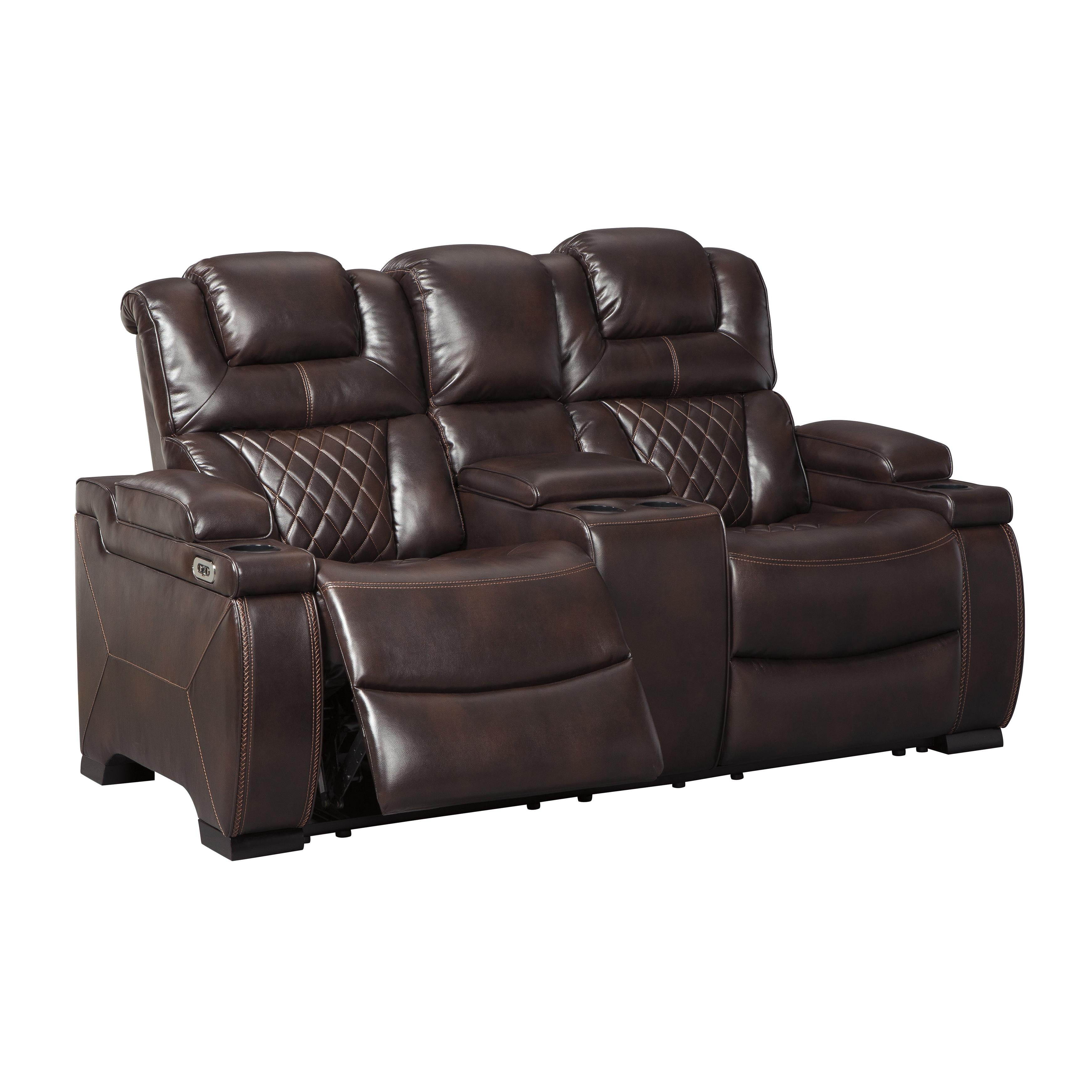 Signature Design by Ashley Warnerton Power Reclining Fabric Loveseat 7540718