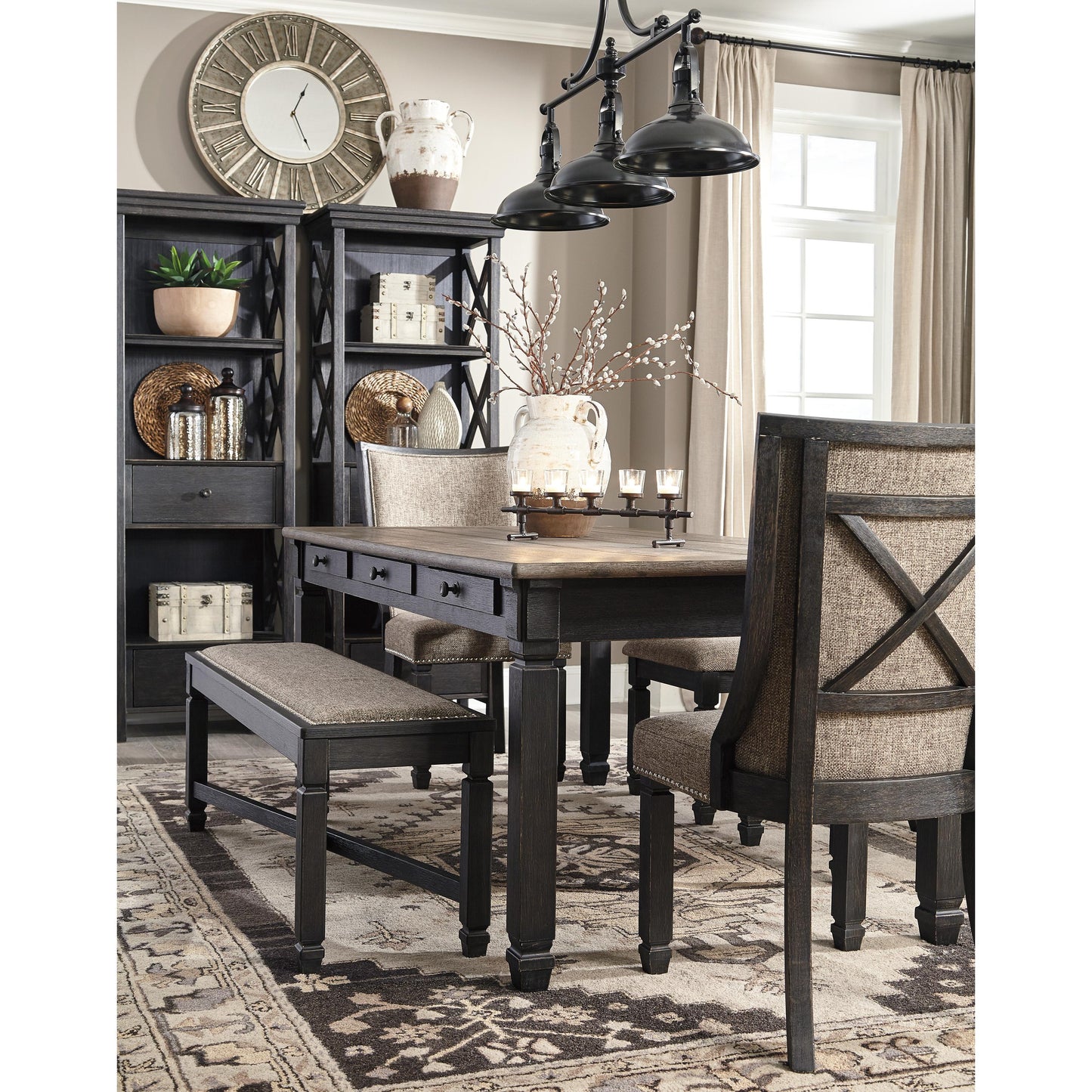 Signature Design by Ashley Tyler Creek Dining Table D736-25